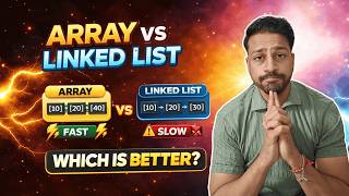 ArrayList vs LinkedList Explained (Java) | DSA + Backend + Interview Questions