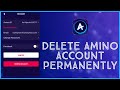 How To Delete Amino Account Permanently | Amino: Communities And Chats