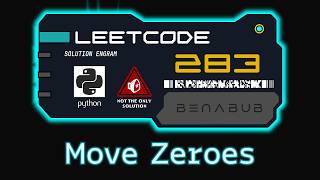 Move Zeroes — LeetCode #283 | Python Algorithm Visualization