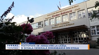 Festivitate de absolvire la Liceul și Școala Generală Românească din Gyula