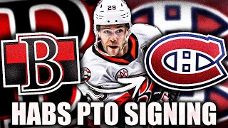 HABS SIGN RIGHT-HANDED DEFENCEMAN TO PTO (Cody Goloubef) Montreal Canadiens News & Rumours Today NHL