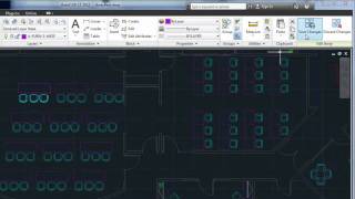 AutoCAD LT 2012: Rectangular Arrays