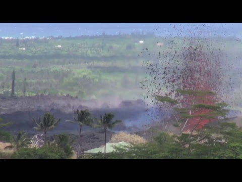 LIVE: Kilauea fissure eruption, massive lava geyser - Hawaii LIVE: Kilauea fissure eruption, massive lava geyser - Hawaii