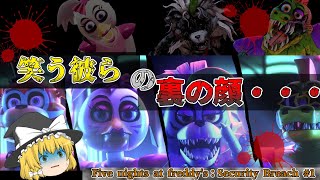 【ゆっくり実況】見かけに騙されるな！戦慄のアニマトロニクスから逃れる魔理沙！(Five nights at freddy's:Security Breach #1）