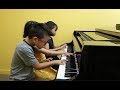 Amazing Trio of 7 Years Old Pianists