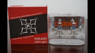 HIKARI CORE-12 LED vs OSRAM Night Breaker UNLIMITED