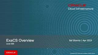 _Exadata Cloud Service Overview