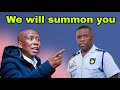 Julius Malema Threatens to summon General Mkhwanazi testify at Committee.