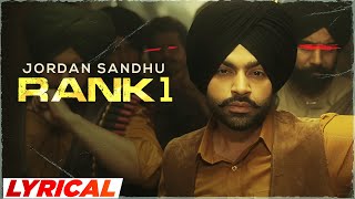 Rank 1 (Lyrical) - Jordan Sandhu | Desi Crew | Preeta | Latest Punjabi Song 2023 | Speed Records