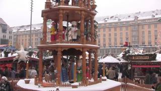 Christmas Time in Dresden, Saxony, Germany - December 2012