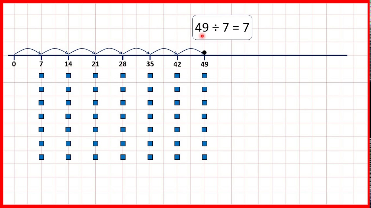 Divide By 7 Division Year 4 Youtube