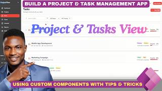 Build a Modern Project Management App in Power Apps | Task Screen | Part 1 2026