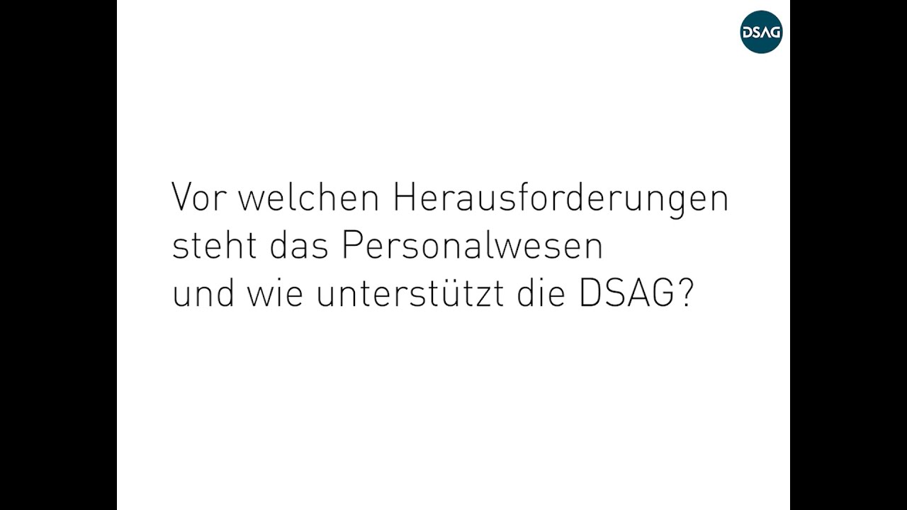 DSAG-Personaltage: Vor Welchen Herausforderungen Steht Das ...