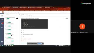 Week 6 - Practice assignment discussion