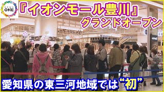 約2500人が列…愛知・東三河地域初の『イオンモール豊川』グランドオープン 年間約900万人の来店見込む