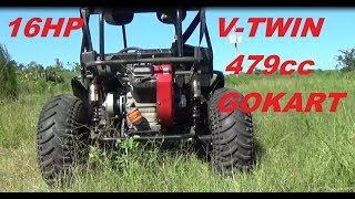 GOKART  VTWIN 16HP BRIGGS AND STRATTON LOTS OF TORQUE