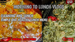 Vlog... இன்னுமொரு சாதாரண லன்ச்/healthy and simple day/Tamil vlog heena Kitchen