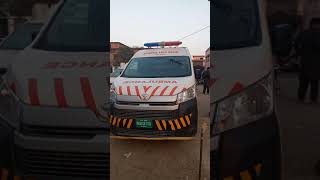 main office Bhimber Rescue Ambulance and fire vehicle