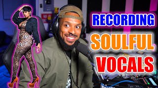 Live Vocal Recording Session With Soulful Singer