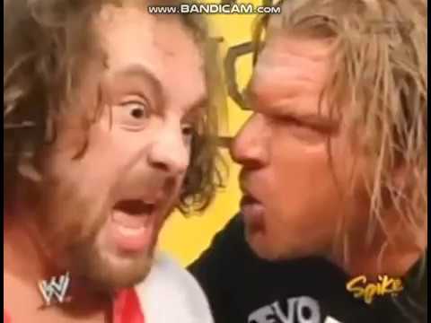 WWE RAW Triple H & Eugene Backstage Segment 2004 - YouTube