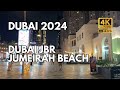 Dubai JBR Walk | Marina Beach Side | Jumeirah Beach Residence | 4K HDR UHD 60 FPS