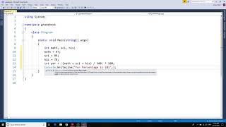 C# Program to create Grade-book