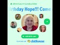 Dr. Rita shows off her singing voice wishing Hope a Happy Birthday!!!