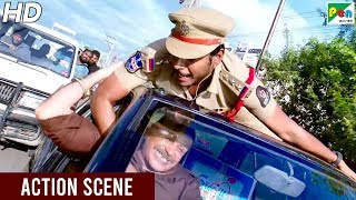 Inspector Sundeep Kishan Car Fight Scene | Mass Masala (Nakshatram) New Hindi Dubbed Movie