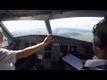 Nairobi HKJK Cockpit view landing 06 (lower ECAM inop)