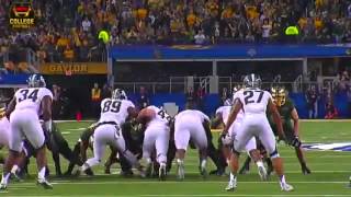 Baylor Kicker Gets Destroyed by Michigan State Defender After Blocked FG   Bleacher Reportvia torchb