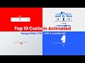 Top 10 Custom Animated Range Slider Using HTML CSS & JavaScript | Range Slider Using html and css