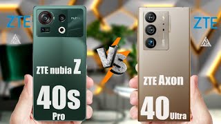 ZTE nubia Z40S Pro | ZTE Axon 40 Ultra | ZTE Nubia | 5G | VS | Comparison