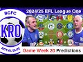 EFL League One Score Predictions - GAME WEEK 20 (2024/25) - What do YOU Think? #200