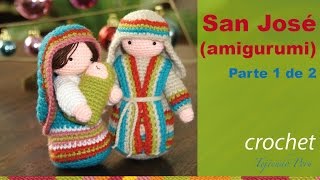 San José tejido a crochet (amigurumi)  Parte 1 de 2