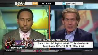 ESPN First Take Today   Are The Miami Heat A Threat To LeBron James