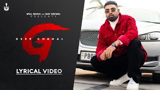 G (Lyrical Video) | Deep Chahal | Bugzy | Latest Punjabi Songs 2023 | New Punjabi Song 2023