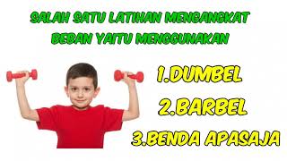 PJOK || LATIHAN MENGANGKAT BEBAN