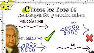 🎶Tipos de contrapunto: ¿cuáles son? ¿cómo suenan? - Clase de contrapunto 2🎶