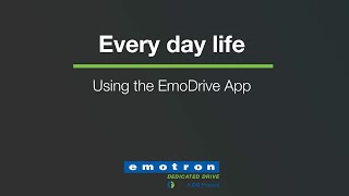 Emotron EmoDrive App - Everyday life