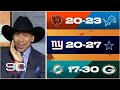 ESPN breaks down NFC playoff picture after Thanksgiving: Lions top Bears, Cowboys playoff hope alive