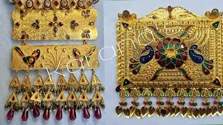 Gold Tevata | Timniya Latest Designs | Rajasthani Tevta Design