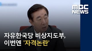 자유한국당 비상지도부, 혁신안 냈더니 이번엔 '자격논란' (2018.06.18/뉴스데스크/MBC)