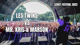 Sziget festival | Les Twins vs Mensa brothers | ALL STARS battle at dropYard stage by Cypher Town
