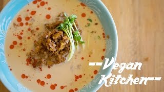 簡単に作れちゃうコクのあるビーガン担々麺！：How to make Dandan noodles | Vegan Kitchen with ayano hayasaki