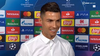 Cristiano Ronaldo gives his thoughts on the Champions League draw
