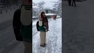 日本東北❄️老婆比雪景更美😄