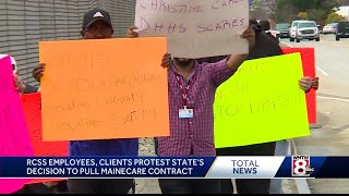 RCSS employees, clients protest DHHS' decision to pull MaineCare contract