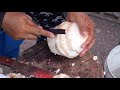 วิธีการปอกมะพร้าวน้ำหอมอ่อนเหลือแต่เนื้อหุ้ม how to peel coconut