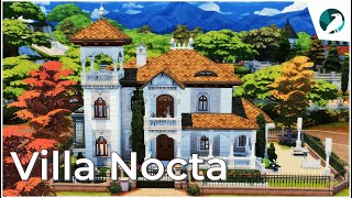 Villa Nocta ||  Los Sims 4 Vida y Más Allá 💀👻|| Speed Build no CC