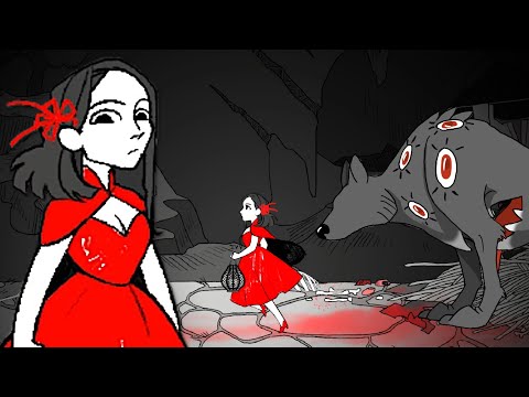 What happens at the end of Little Red Riding Hood?